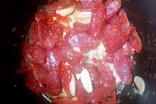 荷兰豆炒香肠的做法图解6