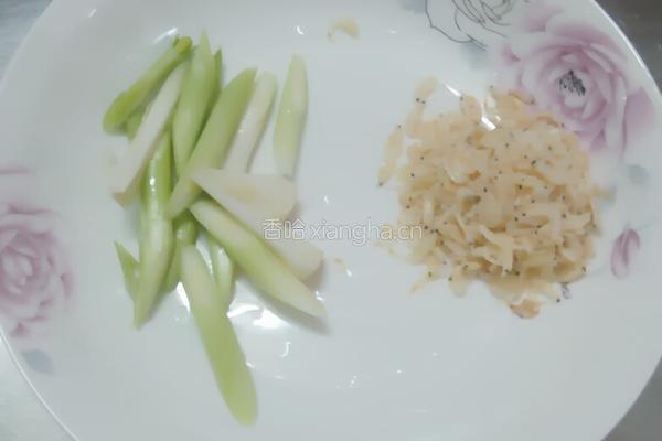 鲜味花菜的做法图解2