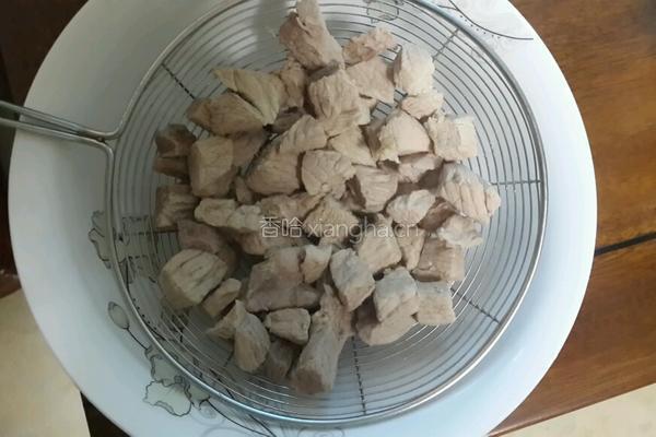 自制肉松（面包机版）的做法图解3