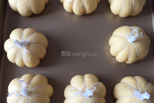 红豆沙南瓜面包的做法图解17