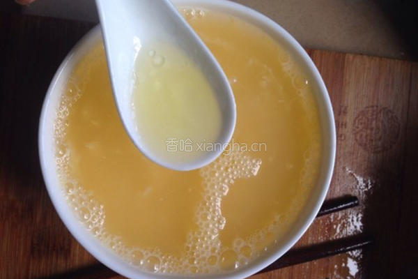 鸡蛋肉末羹的做法图解4