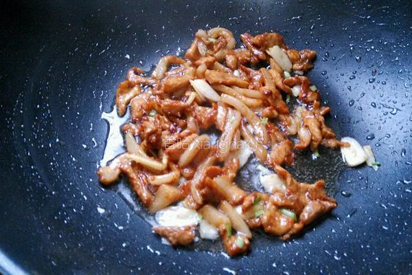 洋葱炒肉丝的做法图解6