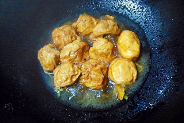 红烧油面筋塞肉的做法图解20