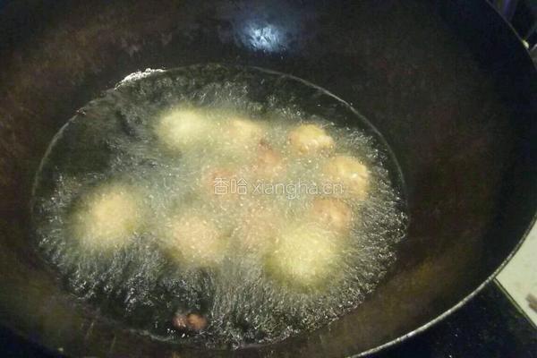 炸丸子的做法图解6