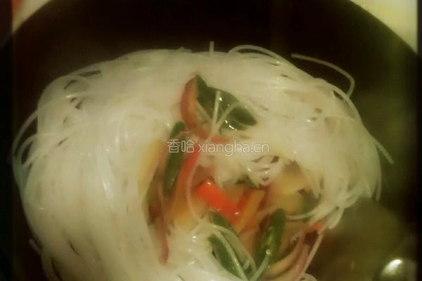 炒米粉的做法图解4