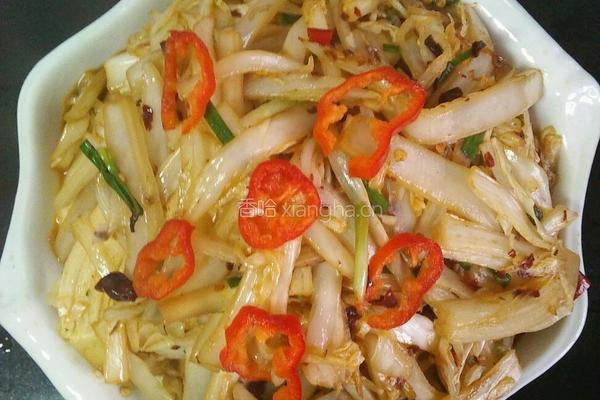 醋溜辣白菜的做法图解10