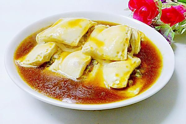 白豆腐夹肉的做法图解9