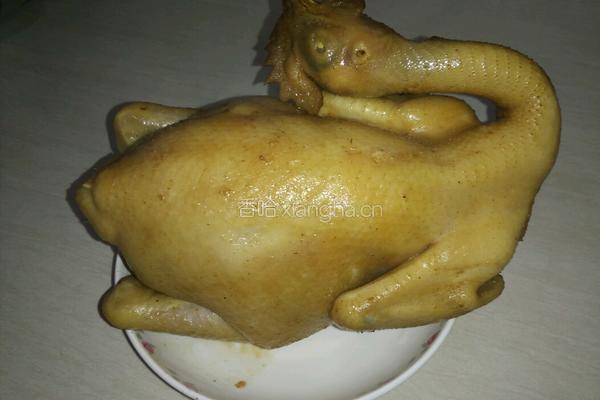 电饭锅盐焗鸡的做法图解6