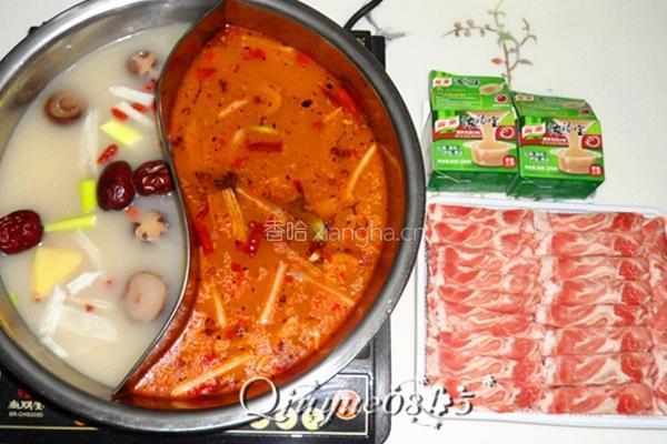 鸳鸯火锅汤底的做法图解6