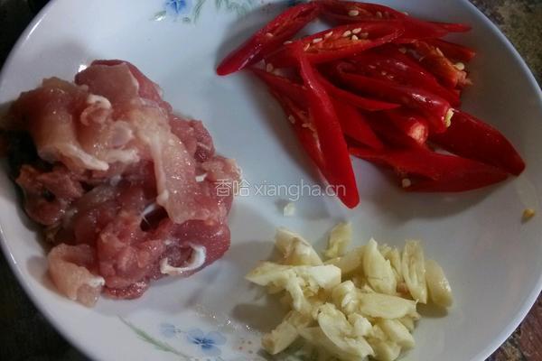 辣椒炒苦瓜肉的做法图解3