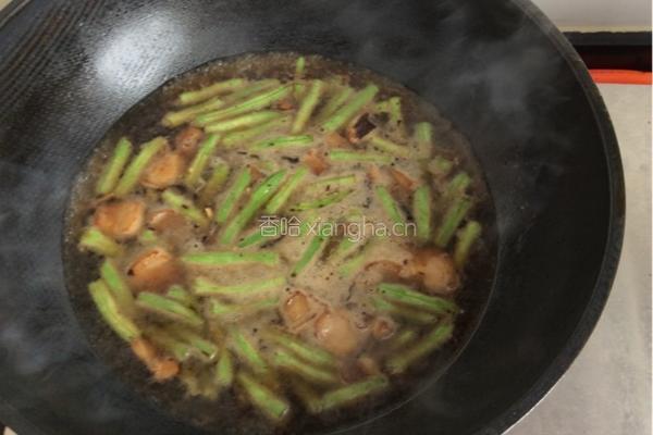 豆角焖面的做法图解5