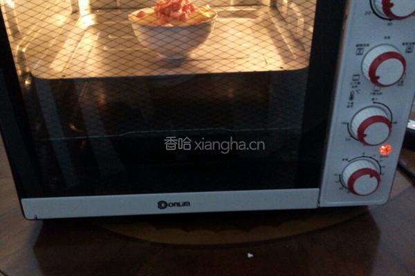 芝士培根焗薯蓉的做法图解4