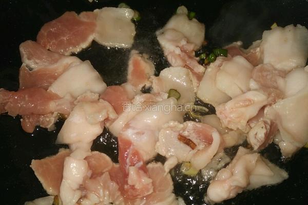 西葫芦炒肉的做法图解4