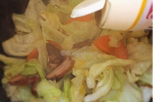 培根炒四色时蔬的做法图解9