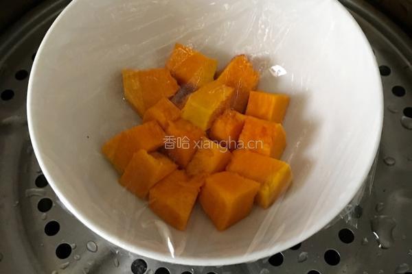 南瓜焦糖布丁的做法图解1