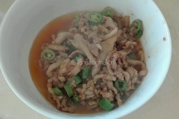 韭黄肉丝的做法图解8