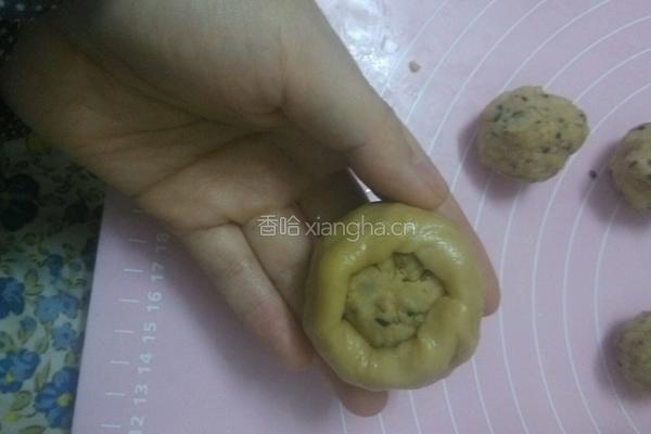 叉烧果仁酥饼的做法图解21
