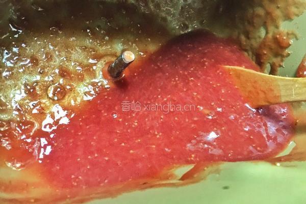 草莓酱面包机版的做法图解5