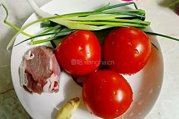 粉肠番茄汤的做法图解1