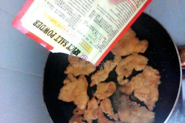 椒盐鸡排的做法图解8