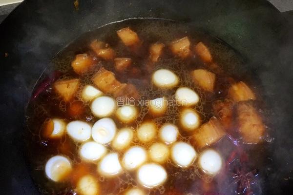 鹌鹑蛋红烧肉（红红火火）的做法图解9