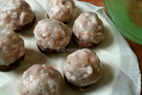 百花酿香菇的做法图解12