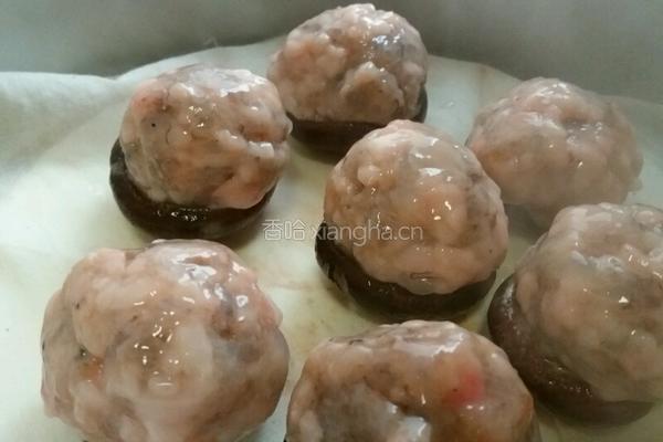 百花酿香菇的做法图解13