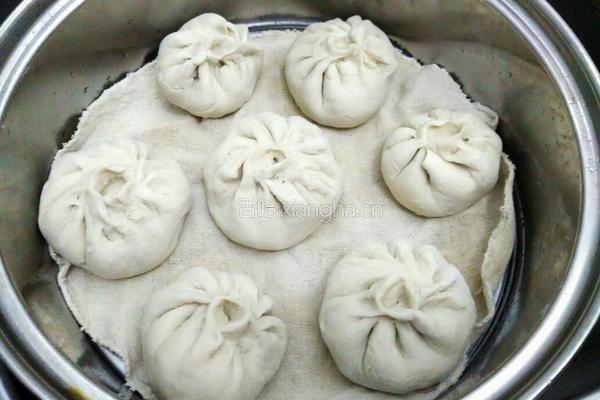 白菜剩扣肉包子的做法图解14