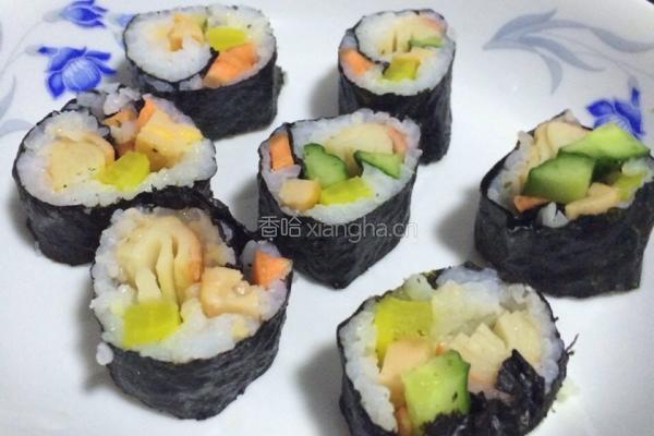 肉松寿司的做法图解7