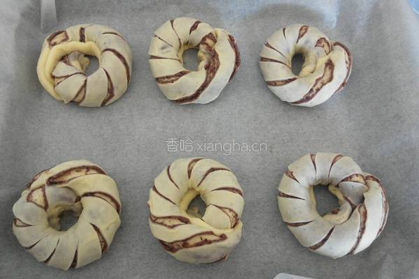 豆沙面包花的做法图解16