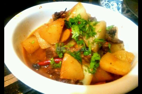 羊肉烩萝卜的做法图解14