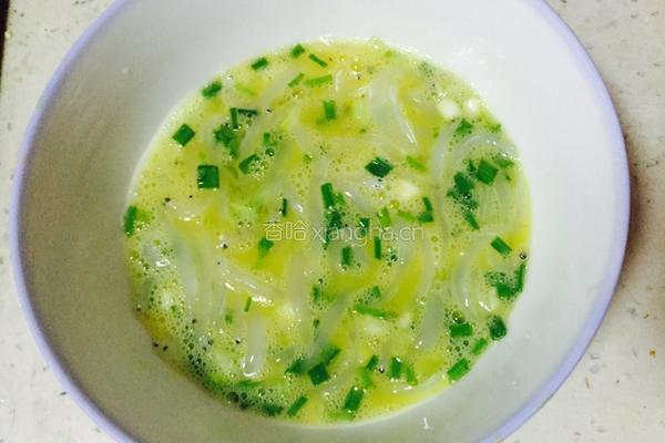 香煎银鱼鸡蛋的做法图解4