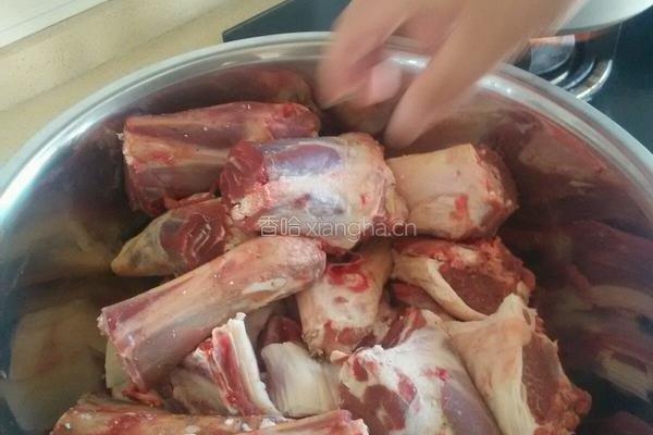 独家秘制清炖羊肉(^_^)的做法图解2