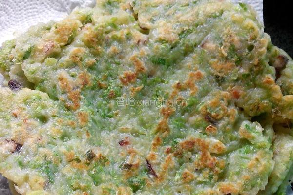 生菜煎饼的做法图解4