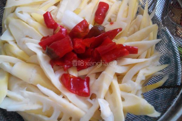 泡椒竹笋肉丝。的做法图解6