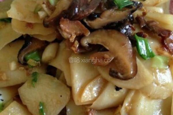 温州腊肉豆芽炒年糕