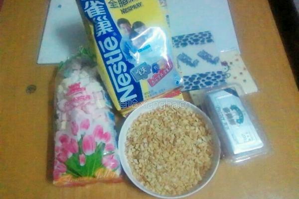 花生牛轧糖的做法图解1