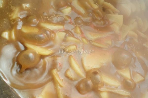 土豆咖喱炒肉的做法图解3