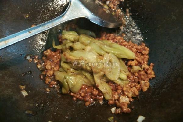 酱香肉沫茄条的做法图解7