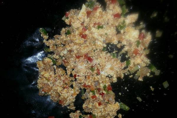 肉末虾仁豆腐的做法图解6