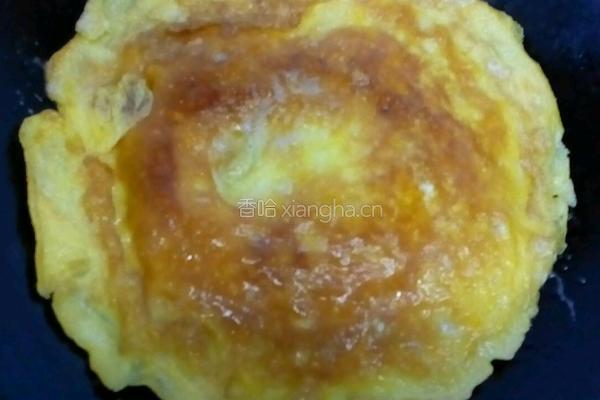 韭菜涨蛋糕的做法图解3