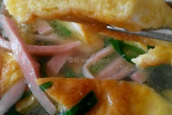 韭菜涨蛋糕的做法图解12