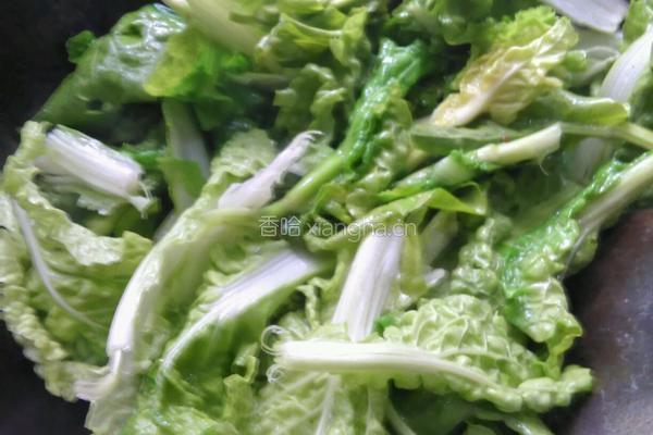 清炒菜心的做法图解3