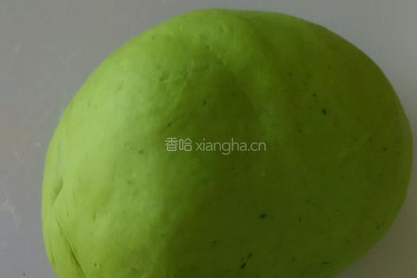 菠菜手擀面的做法图解3
