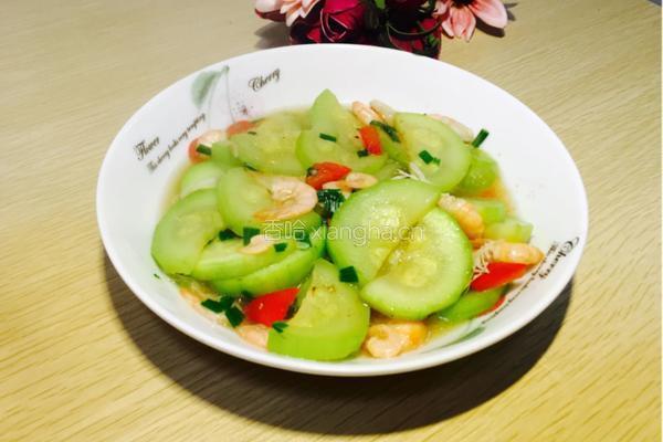 葫芦瓜炒虾仁的做法图解7