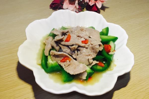 沙茶牛肉爆青椒的做法图解8