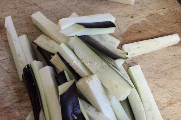 酱香豆角烧茄子的做法图解4
