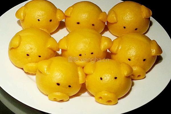 招财金猪小馒头的做法图解13