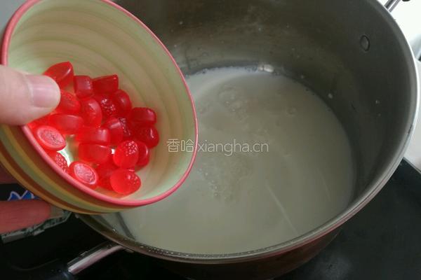 QQ糖版奶冻的做法图解4