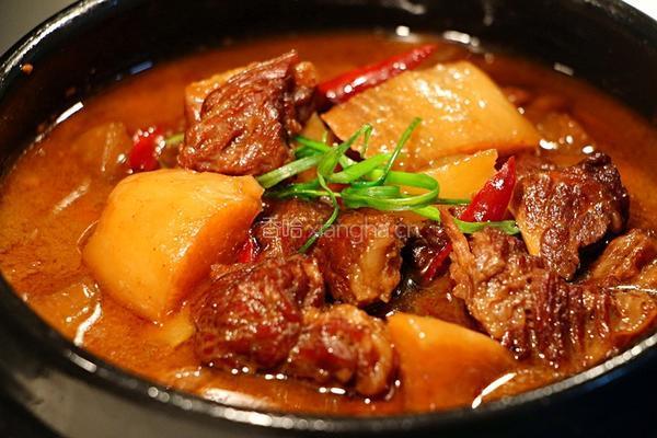 萝卜炖牛腩的做法图解12